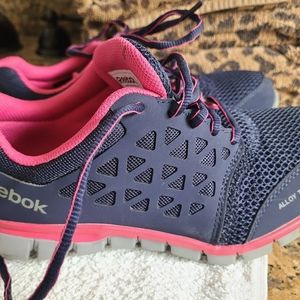 Reebok sublite work sneakers with alloy toe safety shoes size 8M(medium width)